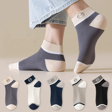 Deodorant sweat-absorbent men's socks ( Set of 05)